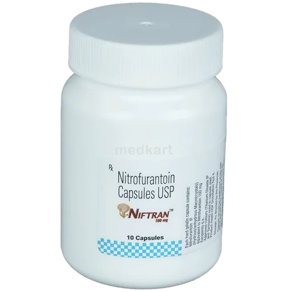 niftran 100mg capsule 10's